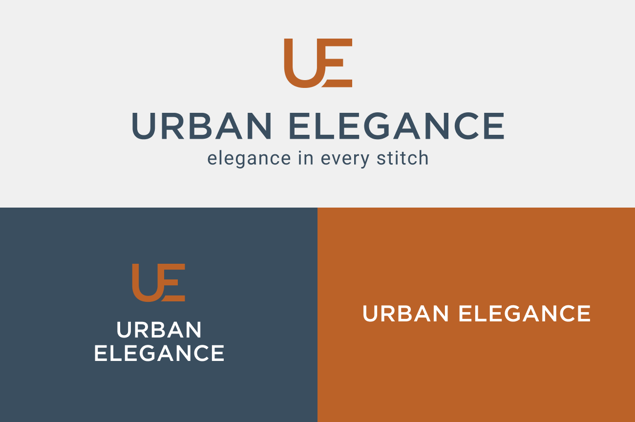 Urban Elegance logo lockups